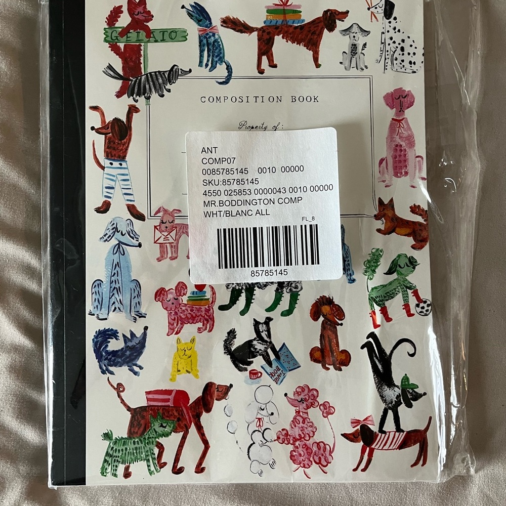 Mr. Boddington's Studio Doggies Composition Book  Colorful Artsy Dog lover - Picture 3 of 4